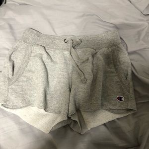 Champion gray sweatshorts- comfortable